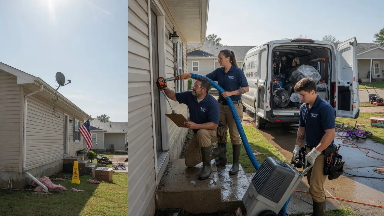 Ceiling Water Damage Restoration in Carson, IA near me